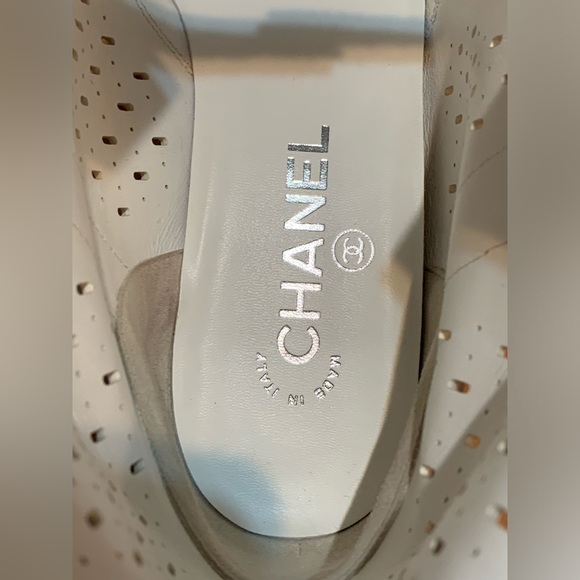 Suede Chanel booties with Velcro straps, size 7.5. Gently worn! Unique style ✨ - Picture 12 of 15